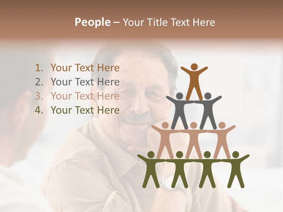 Head  Distant PowerPoint Template