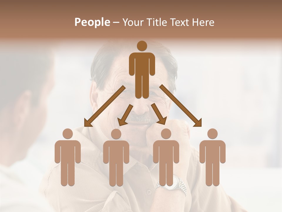 Head  Distant PowerPoint Template