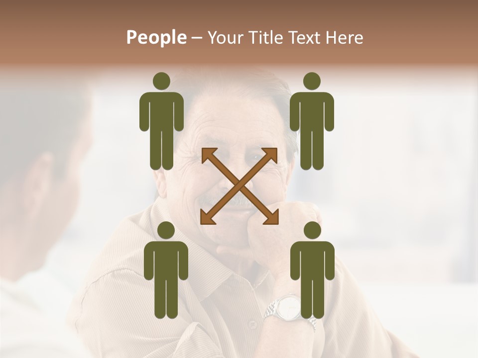 Head  Distant PowerPoint Template