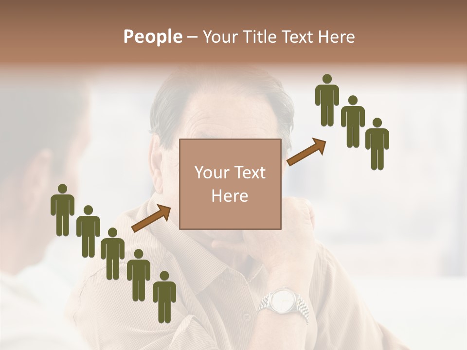 Head  Distant PowerPoint Template