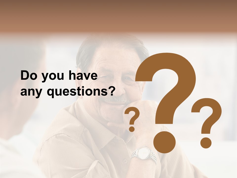 Head  Distant PowerPoint Template