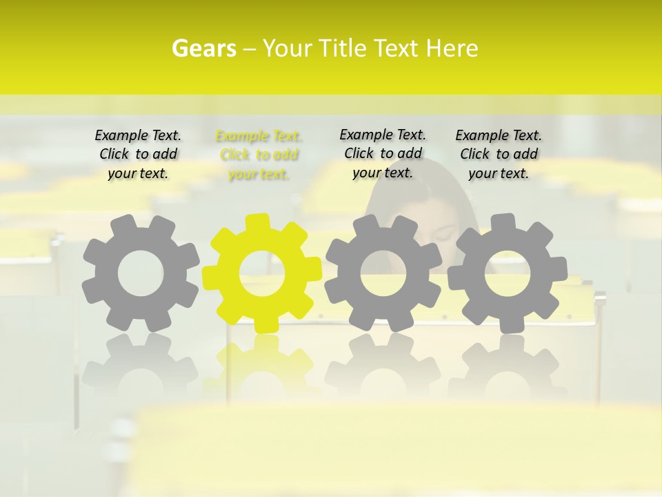 Head  Distant PowerPoint Template