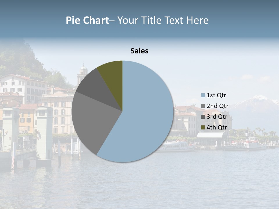 A Large Body Of Water With Houses On It PowerPoint Template