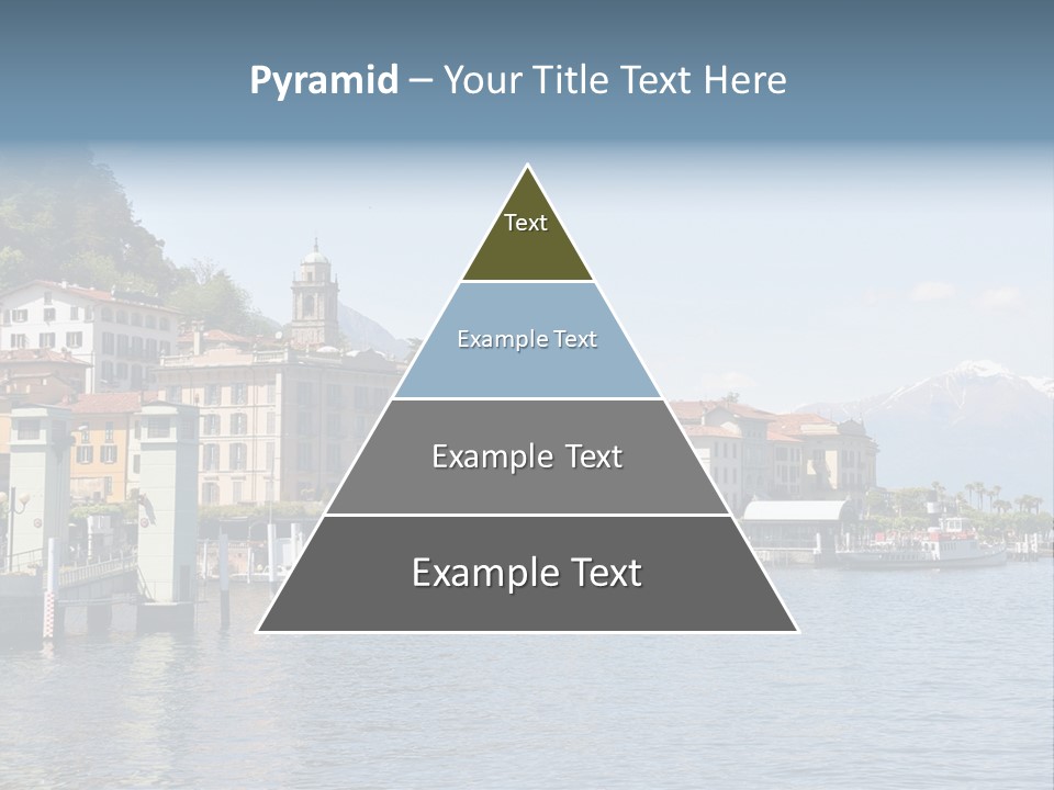 A Large Body Of Water With Houses On It PowerPoint Template