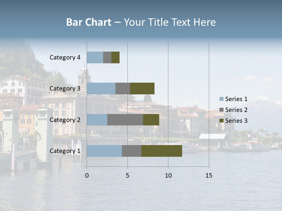 A Large Body Of Water With Houses On It PowerPoint Template
