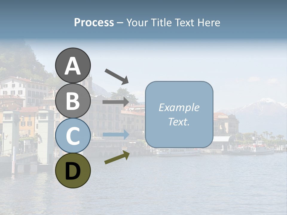 A Large Body Of Water With Houses On It PowerPoint Template
