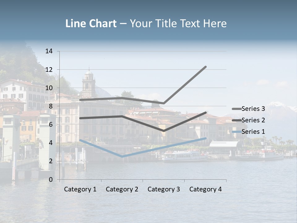 A Large Body Of Water With Houses On It PowerPoint Template