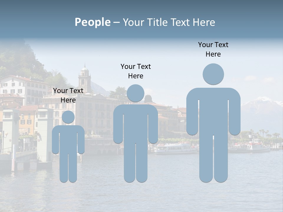 A Large Body Of Water With Houses On It PowerPoint Template