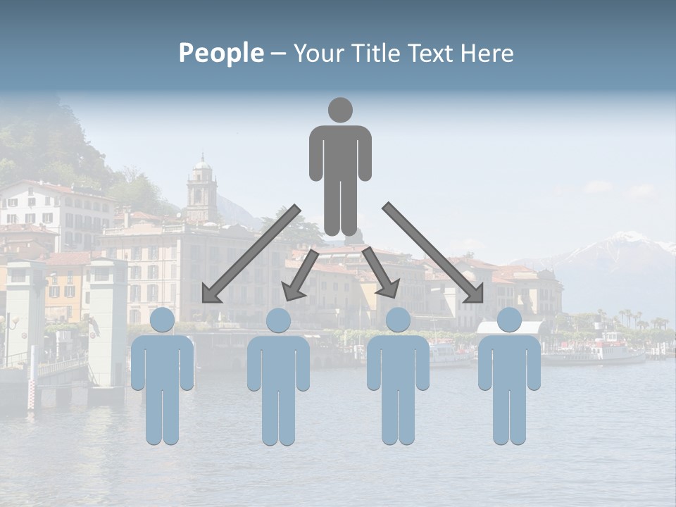 A Large Body Of Water With Houses On It PowerPoint Template