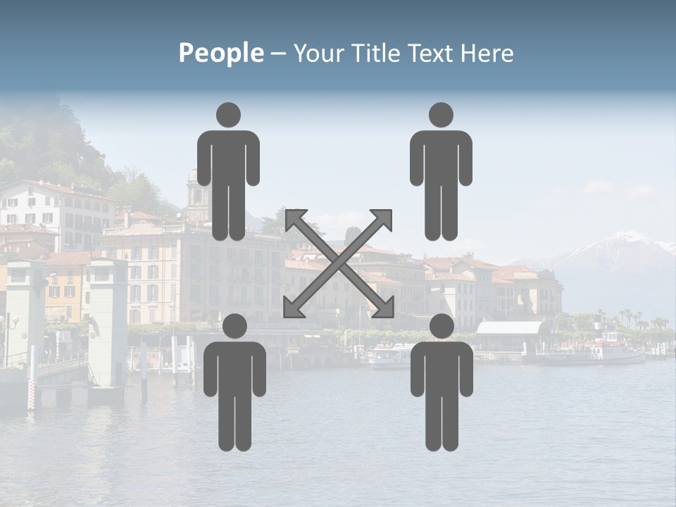 A Large Body Of Water With Houses On It PowerPoint Template