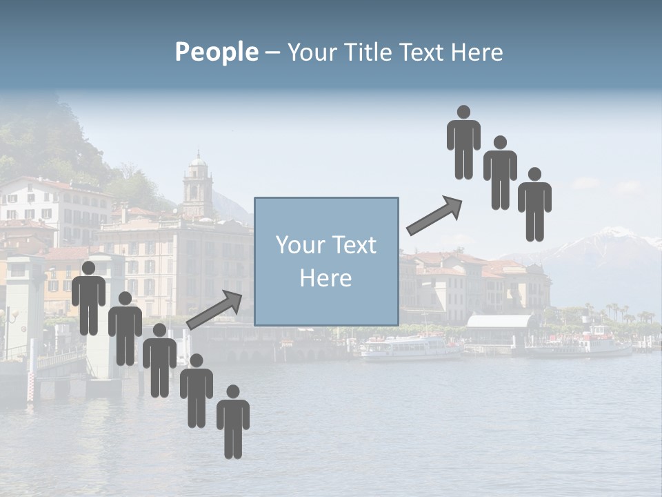 A Large Body Of Water With Houses On It PowerPoint Template