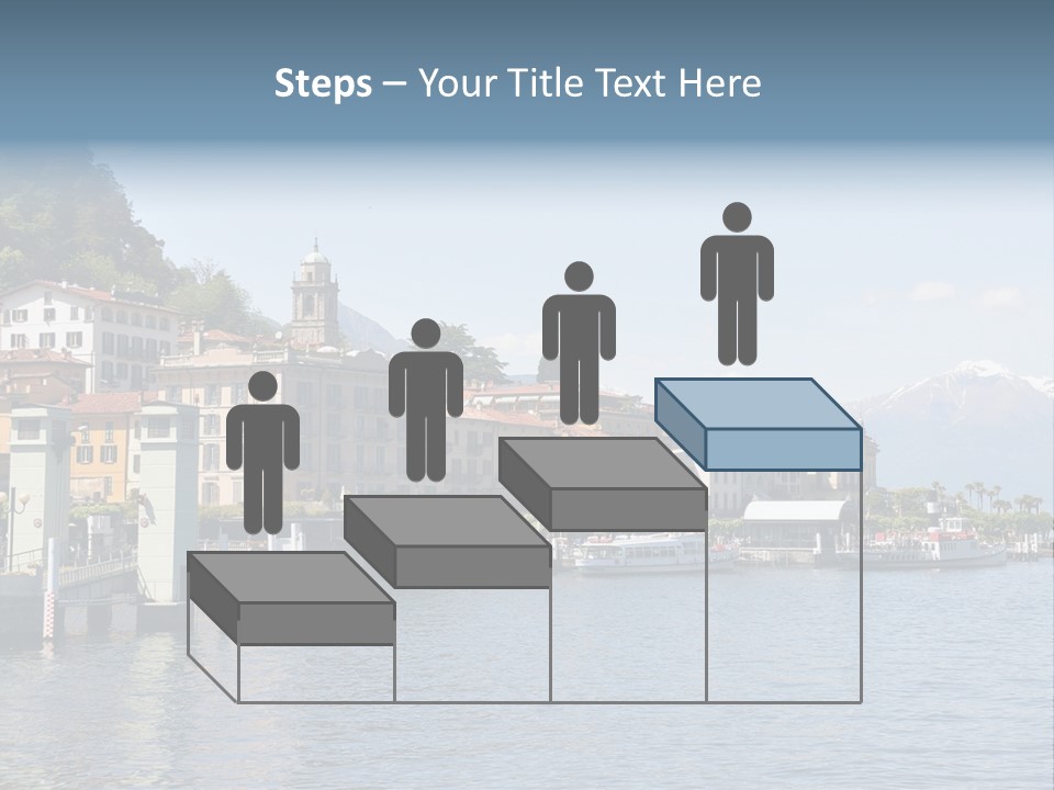 A Large Body Of Water With Houses On It PowerPoint Template