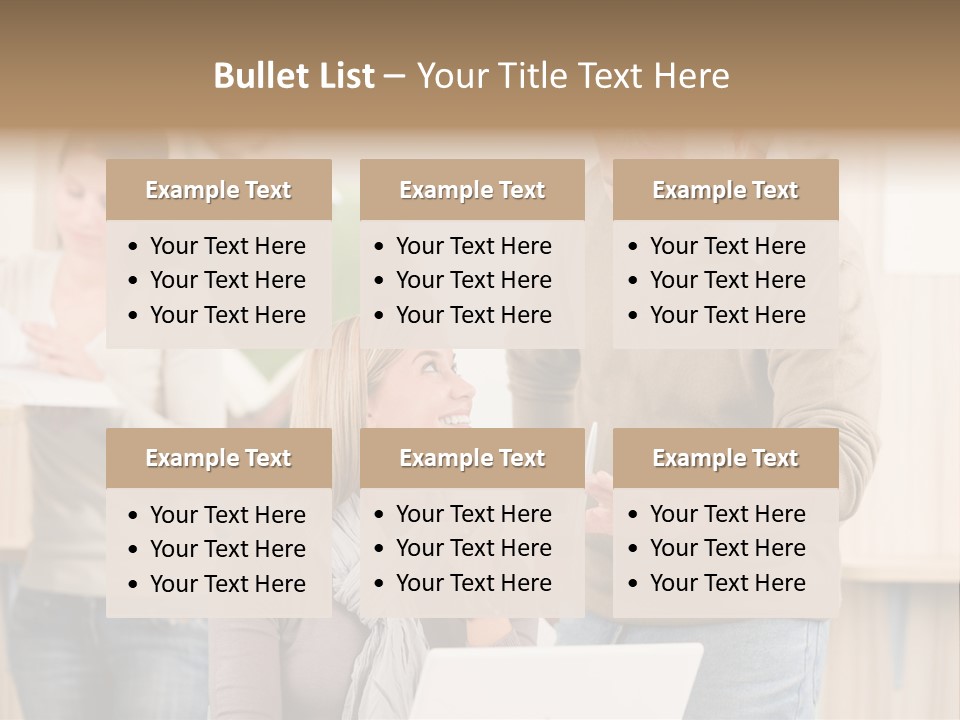 Jump Caucasian Couple PowerPoint Template