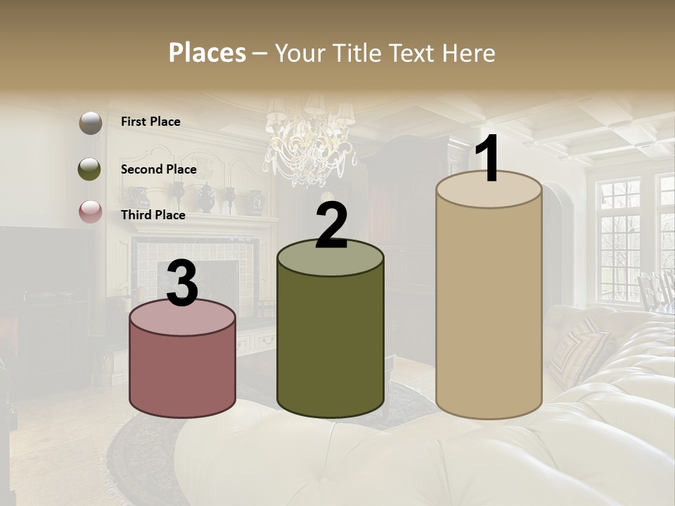 Fireplace Luxury Carpet PowerPoint Template