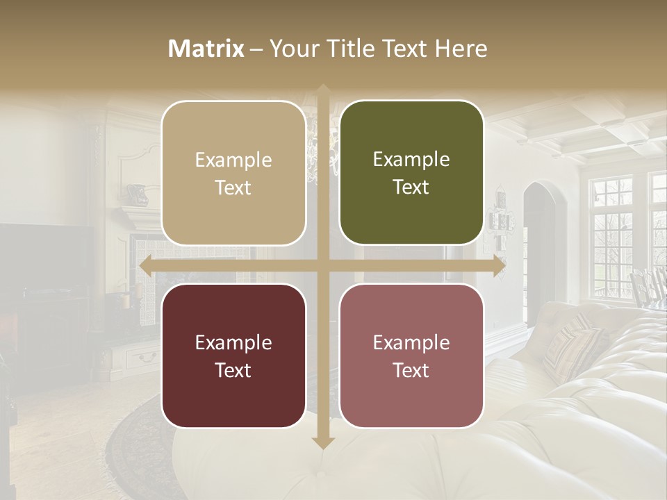 Fireplace Luxury Carpet PowerPoint Template