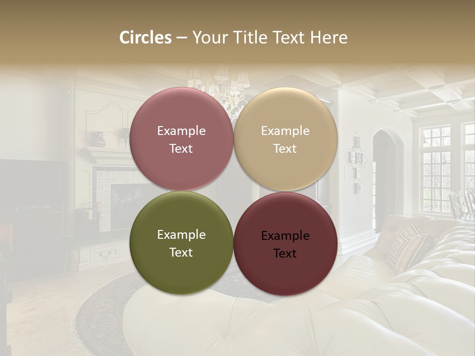 Fireplace Luxury Carpet PowerPoint Template