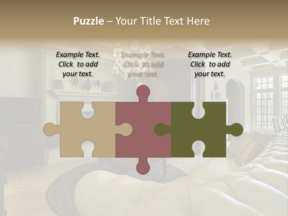 Fireplace Luxury Carpet PowerPoint Template