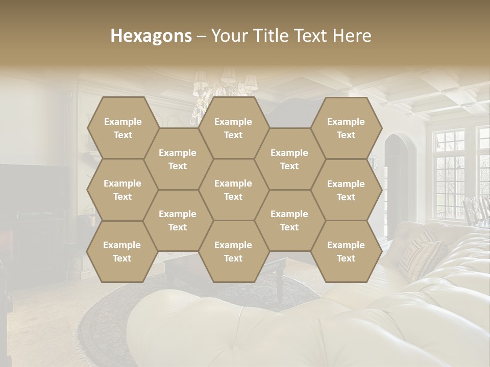 Fireplace Luxury Carpet PowerPoint Template