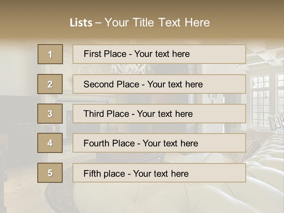 Fireplace Luxury Carpet PowerPoint Template