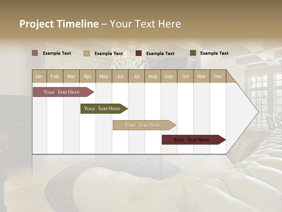 Fireplace Luxury Carpet PowerPoint Template