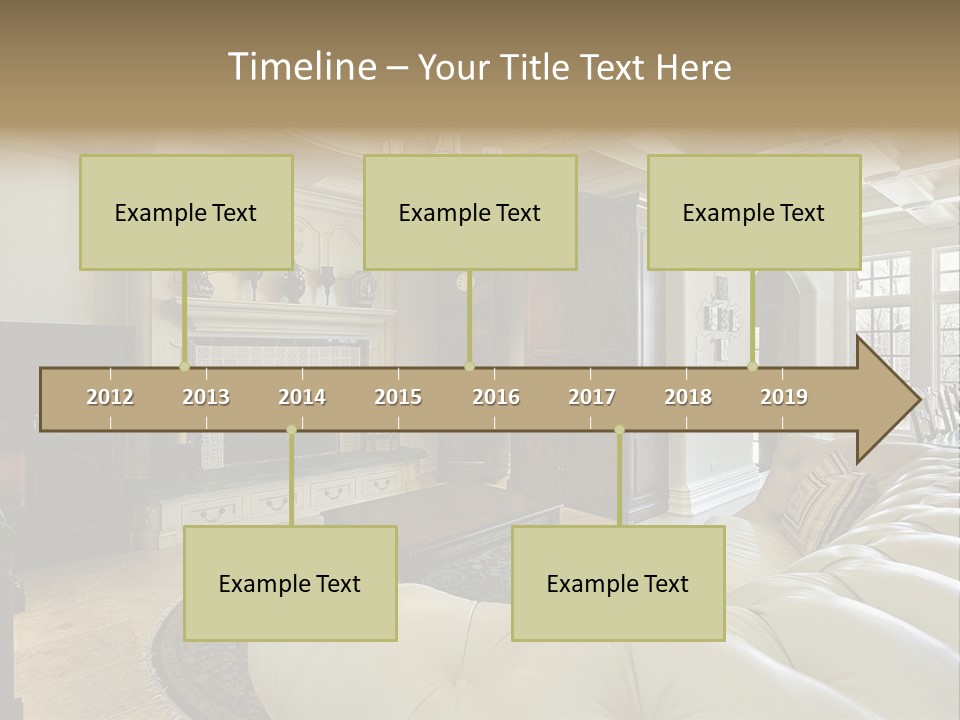 Fireplace Luxury Carpet PowerPoint Template