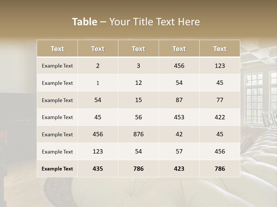 Fireplace Luxury Carpet PowerPoint Template