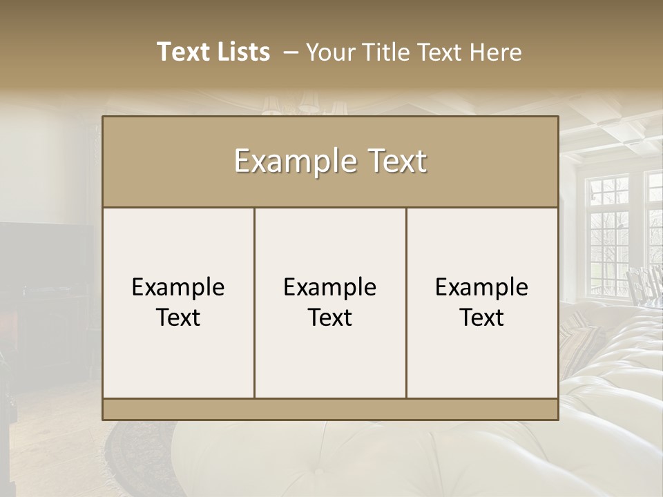 Fireplace Luxury Carpet PowerPoint Template