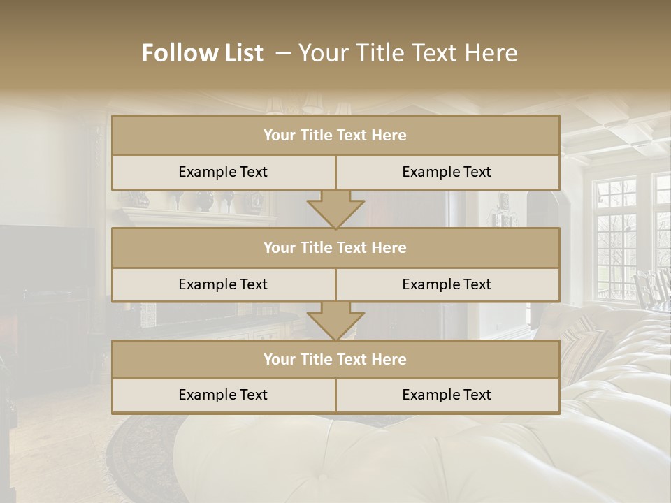 Fireplace Luxury Carpet PowerPoint Template