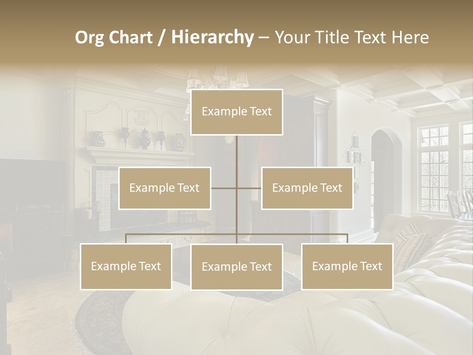 Fireplace Luxury Carpet PowerPoint Template