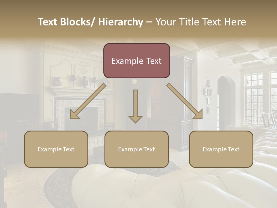 Fireplace Luxury Carpet PowerPoint Template