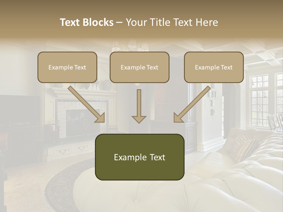 Fireplace Luxury Carpet PowerPoint Template
