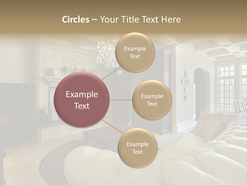 Fireplace Luxury Carpet PowerPoint Template