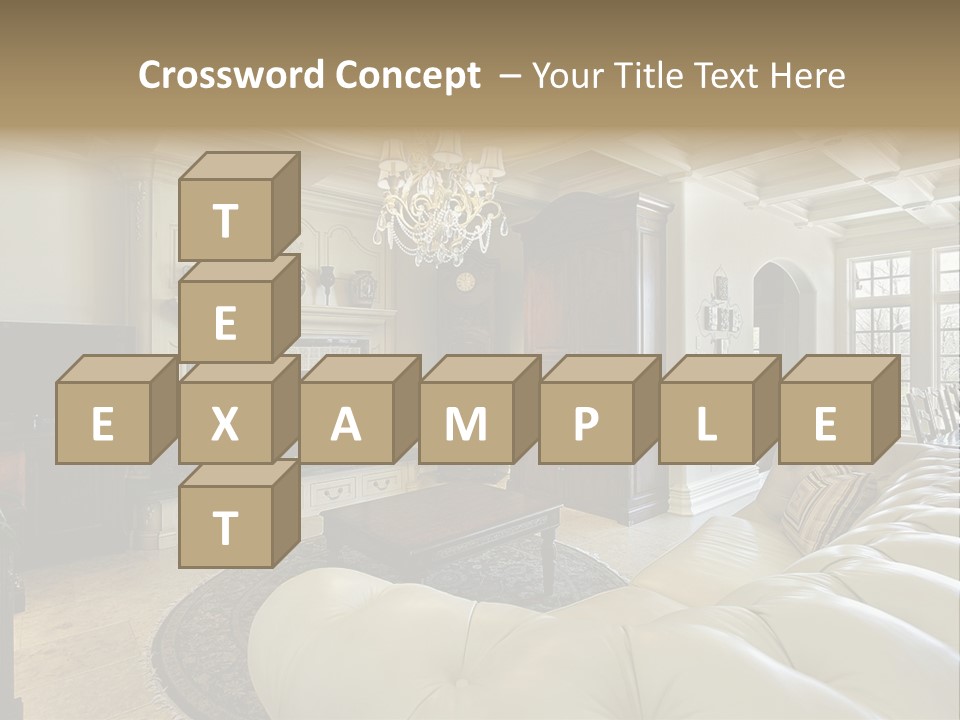 Fireplace Luxury Carpet PowerPoint Template