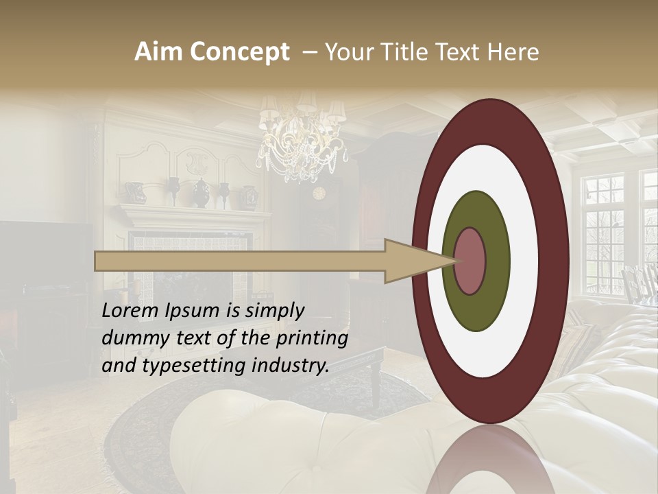 Fireplace Luxury Carpet PowerPoint Template