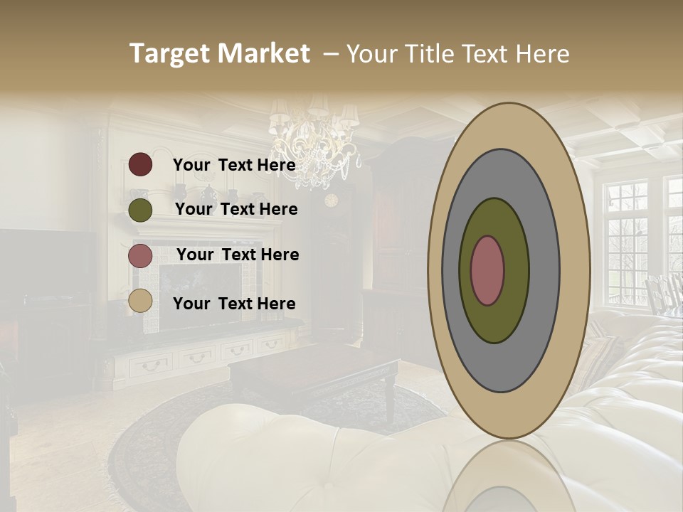 Fireplace Luxury Carpet PowerPoint Template