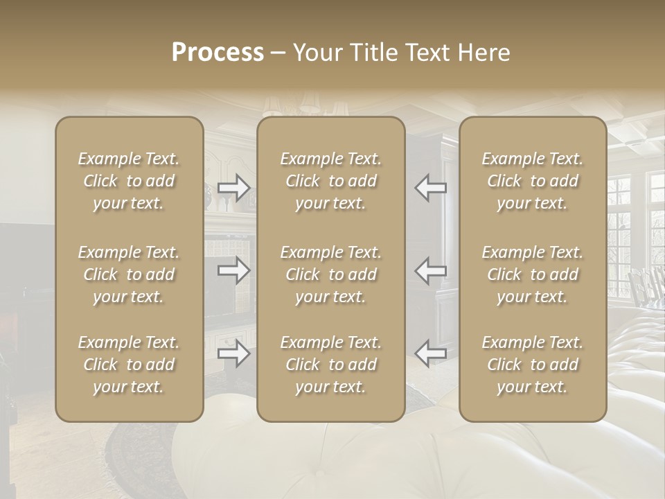 Fireplace Luxury Carpet PowerPoint Template