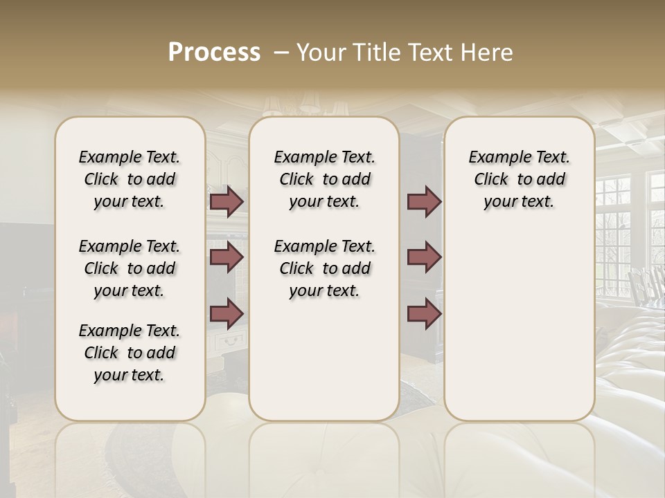 Fireplace Luxury Carpet PowerPoint Template