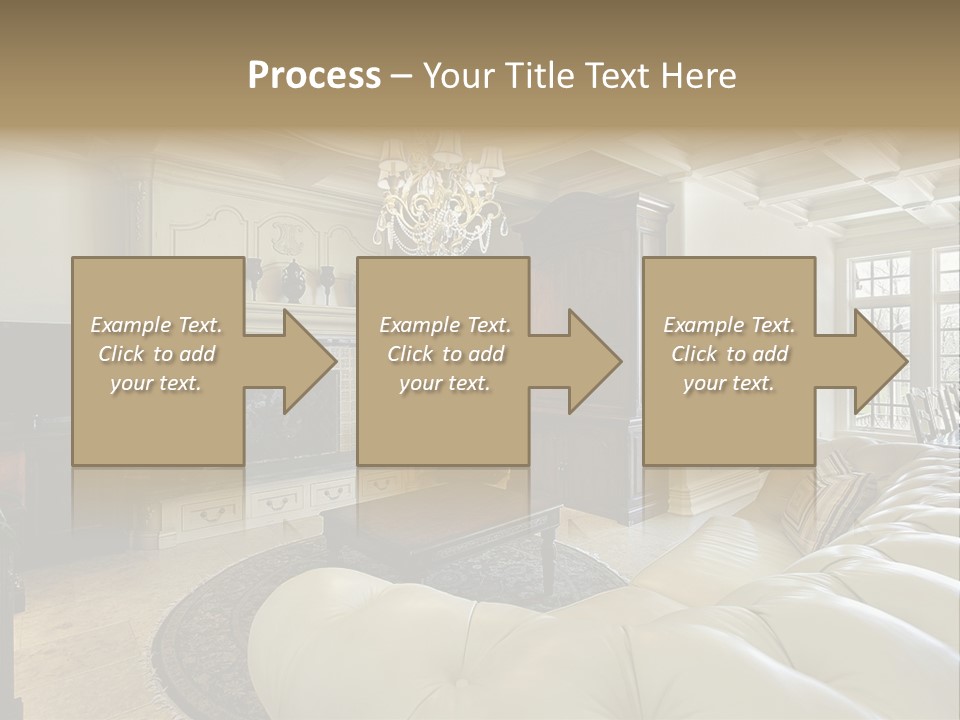 Fireplace Luxury Carpet PowerPoint Template