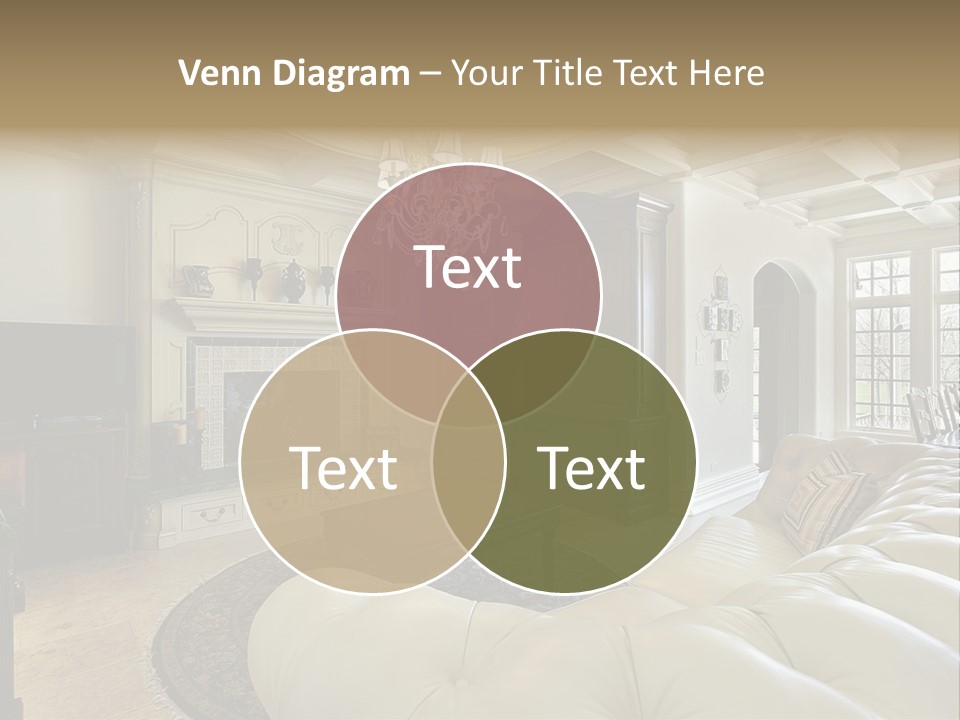 Fireplace Luxury Carpet PowerPoint Template