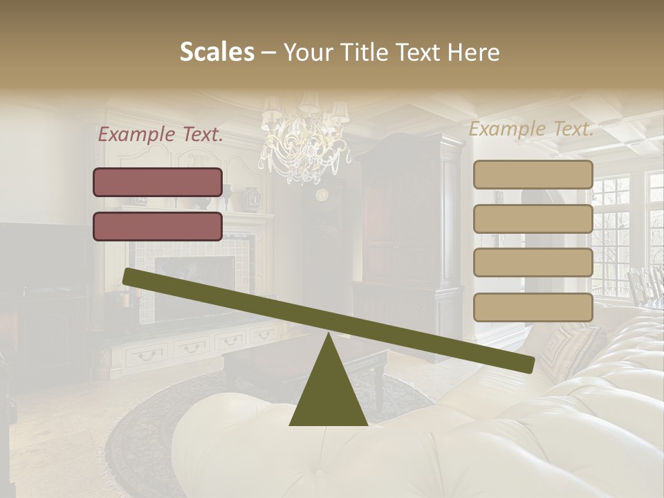 Fireplace Luxury Carpet PowerPoint Template