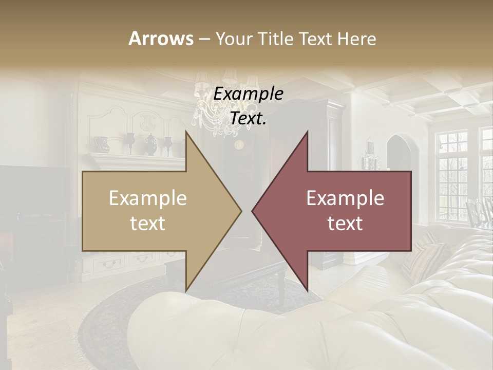 Fireplace Luxury Carpet PowerPoint Template