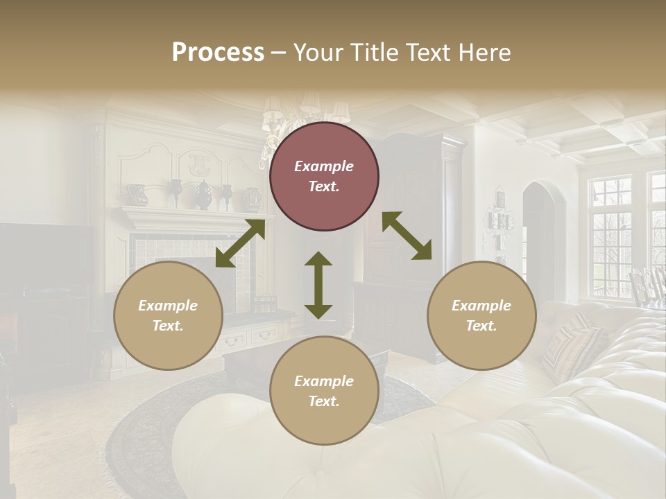 Fireplace Luxury Carpet PowerPoint Template