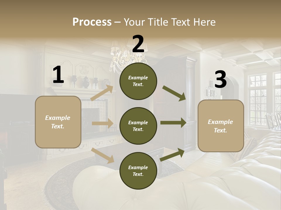 Fireplace Luxury Carpet PowerPoint Template
