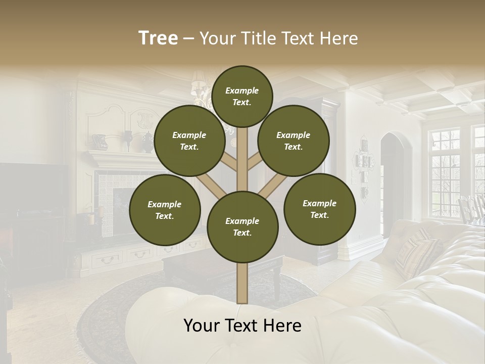 Fireplace Luxury Carpet PowerPoint Template