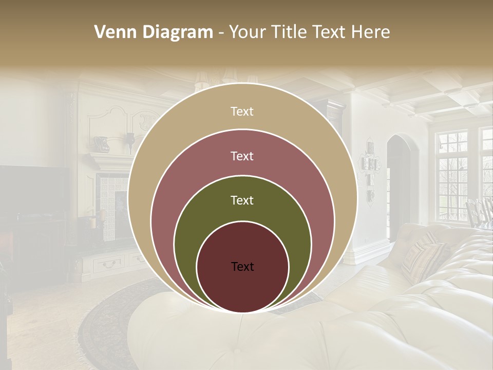 Fireplace Luxury Carpet PowerPoint Template