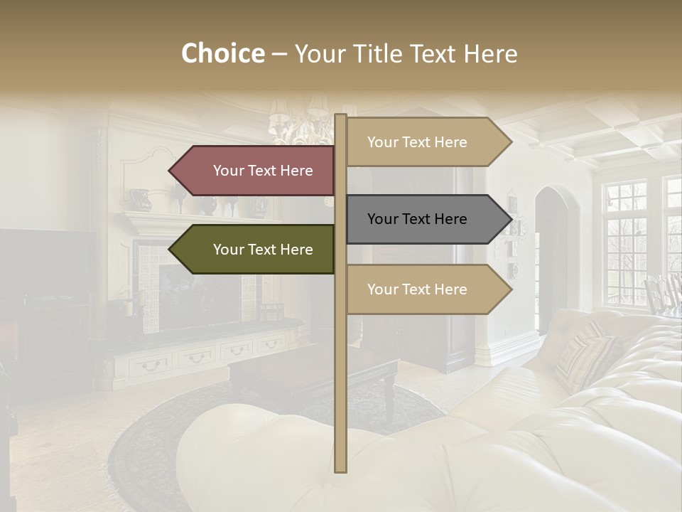 Fireplace Luxury Carpet PowerPoint Template