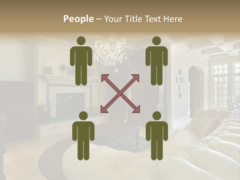 Fireplace Luxury Carpet PowerPoint Template