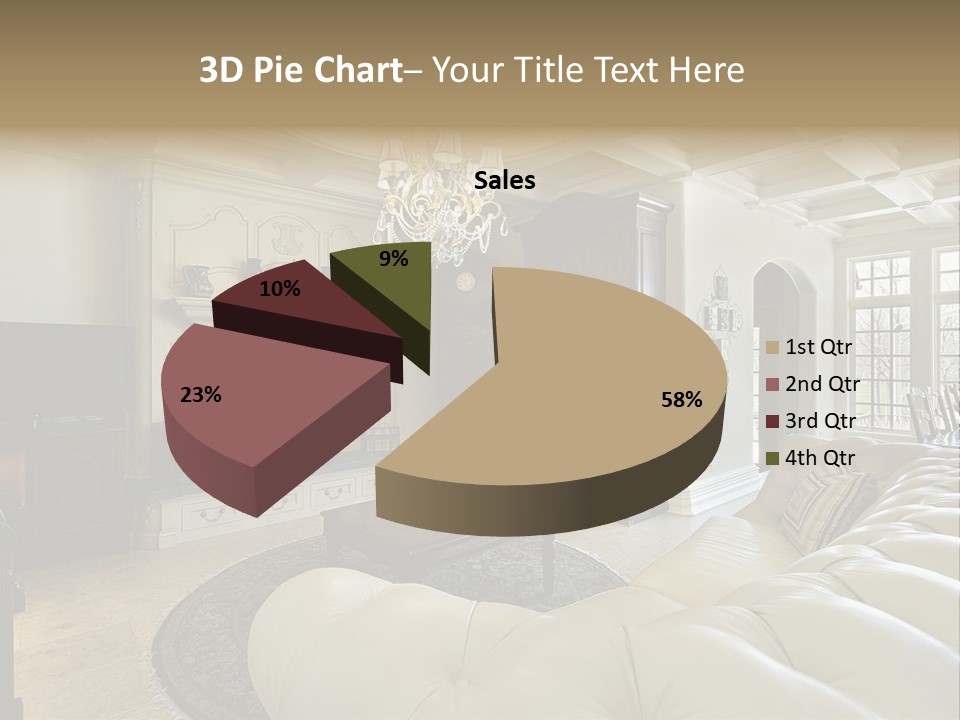 Fireplace Luxury Carpet PowerPoint Template