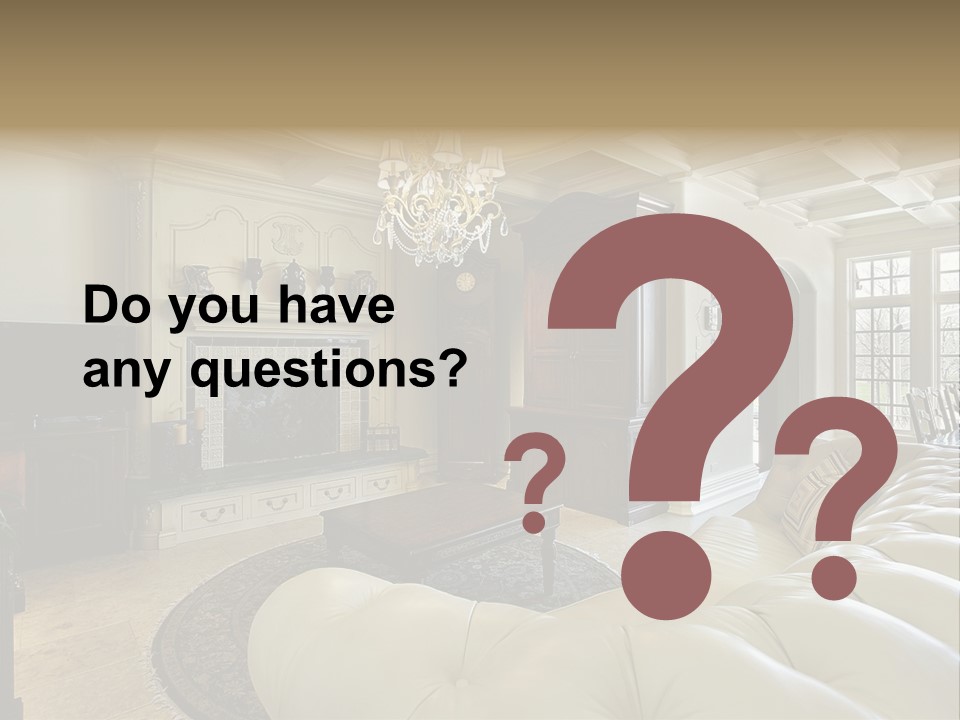 Fireplace Luxury Carpet PowerPoint Template