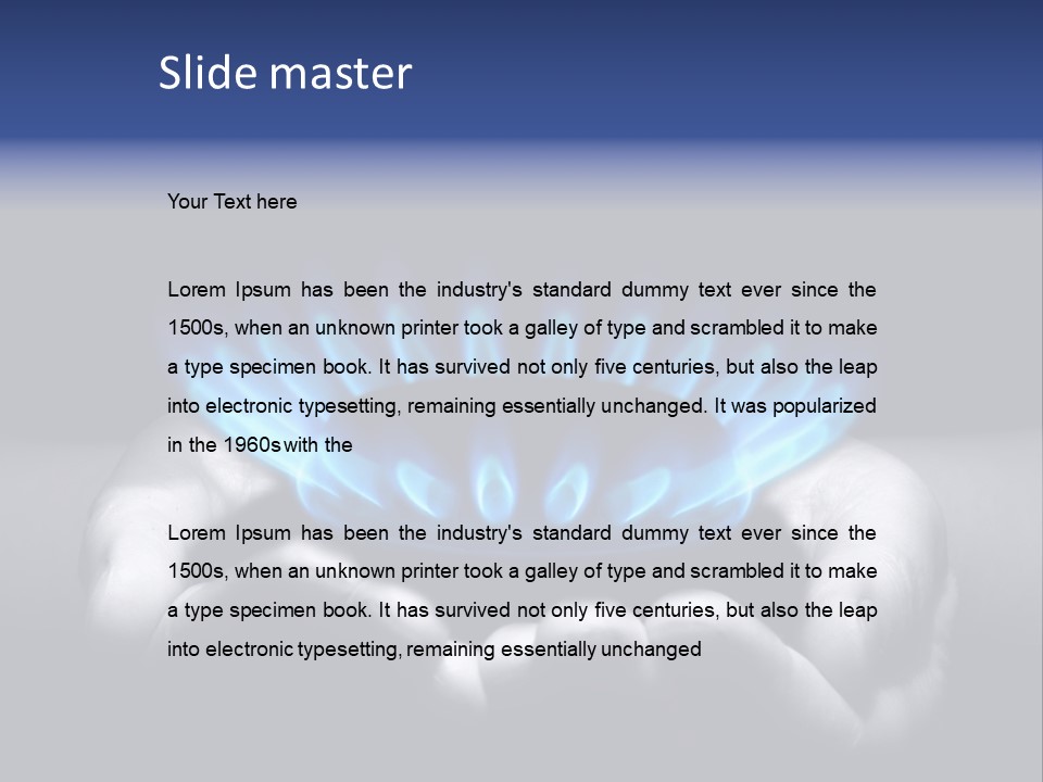 Close Burn Cook PowerPoint Template
